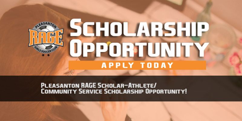 Pleasanton RAGE Scholar-Athlete/Community Service Scholarship