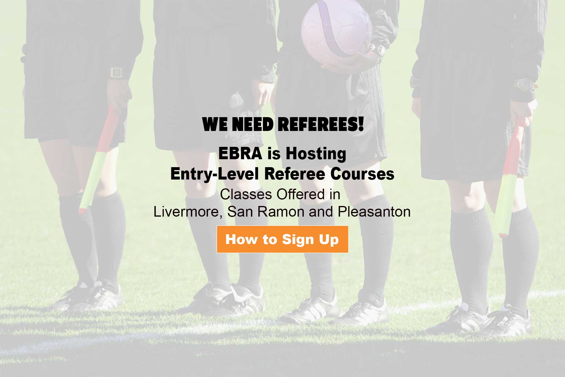 Youth Soccer Referees Needed
