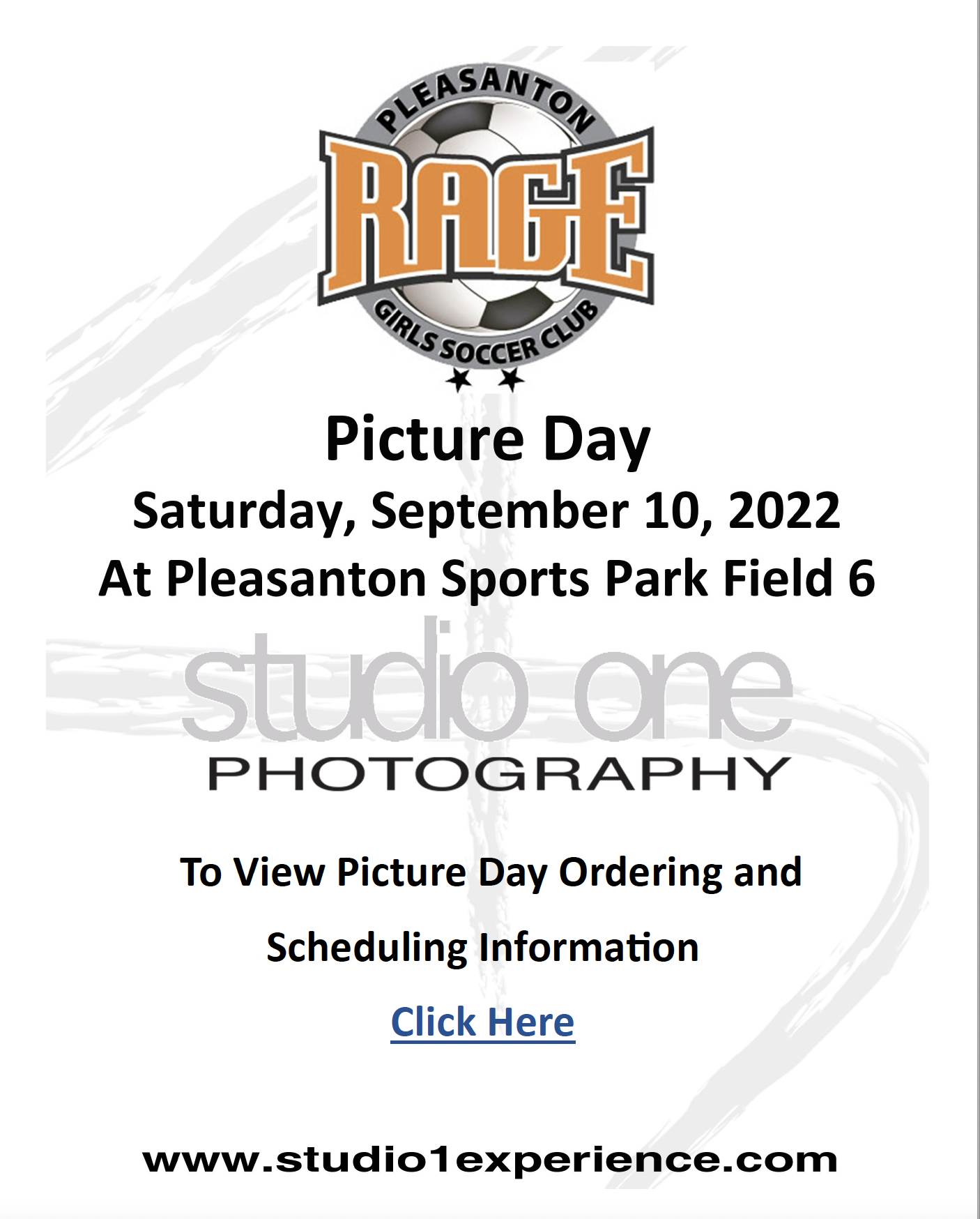 2022 Rage Picture Day September 10 Pleasanton Rage